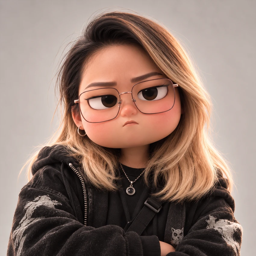 Fang cartoon portrait