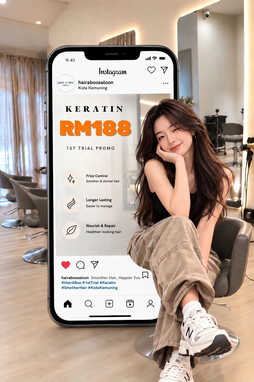 Keratin · RM188 promotion poster